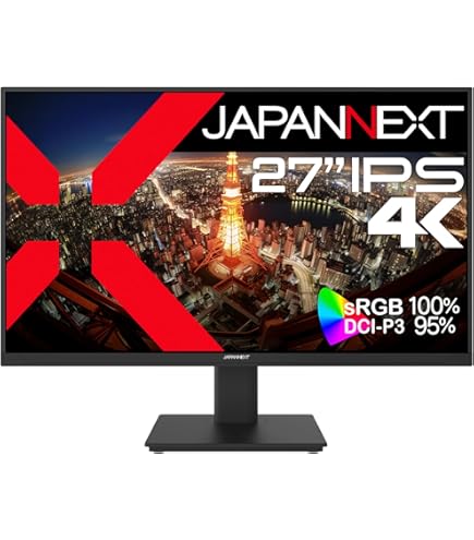 Amazon.co.jp: JAPANNEXT 27インチ モニター 4K UHD 3840x2160解像度  