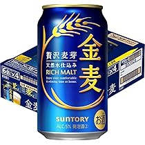 Amazon.co.jp: 金麦 350ml 24本 [6缶×4] [ サントリー ビール 新