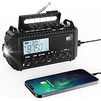 防災ラジオ ソーラー多機能ラジオ 手回し 懐中電灯 読書ランプ付 SW/AM/FMラジオ (FM周波数76.00Mhz - 108MHz) SOSアラート付き小型ラジオ スマホに充電可能な防災ライト 屋外で使えるポータブルラジオ 手回し充電 ソーラー
