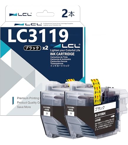 Brother LC3119 4PK インクカートリッジ 箱無し Amazon.co.jp: LCL LC3119 LC3119-4PK ブラザー 用 インク lc3119 純正