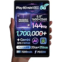 Amazon.co.jp: 【世界初の5G通信ミニタブレット】ALLDOCUBE iPlay 80