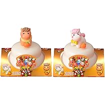 Amazon.co.jp: 越後製菓 鏡餅丸餅入 招福干支飾り(デザインの種類選択