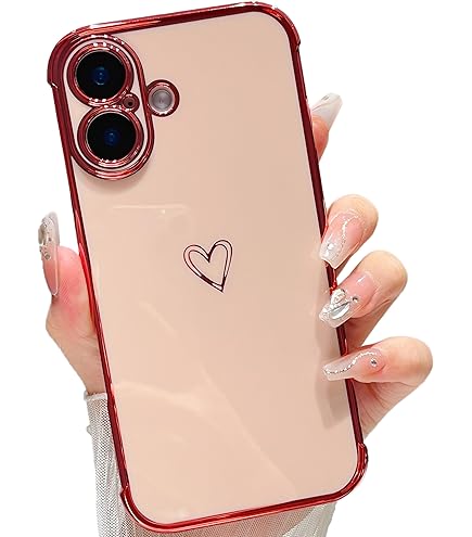 iPhone 16 Pro Max用ケース レッドハート iPhone 16 Pro Max用ケース レッドハート iPhoneアクセサリー
