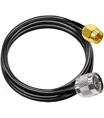 (未使用･未開封品)　Premiertek 低損失 0.5厚 RG58/U(SYV-50)無線LAN 遠距離通信用外部 アンテナ 同軸ケーブル 5メートル NP⇔SMAP(R) 損失3.12dB 60wa65s Amazon | Premiertek 低損失 0.5㎝厚 RG58/U(SYV-50)屋外用 遠距離通信