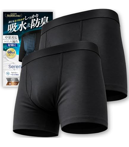 Amazon | 安心パンツ ウェルドライ 男性用ソフトトランクス(吸水量40cc
