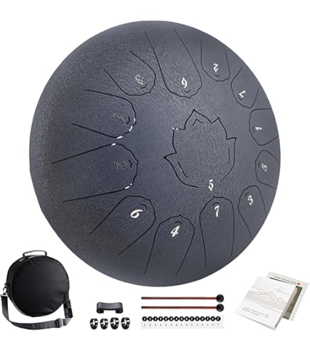 Amazon | スリットドラム スチール ドラム 14インチ 15トーン