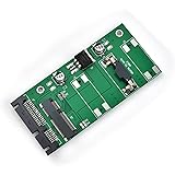 ELUTENG mSATA SSD 変換 アダプター 2.5 インチ mSATA SSD to SATA 6Gbps 放熱性 mSATA変換アダプター 30x50mm SATA 3.0 外付けケース Win10 / 8 / 7 / VISTA/XP/