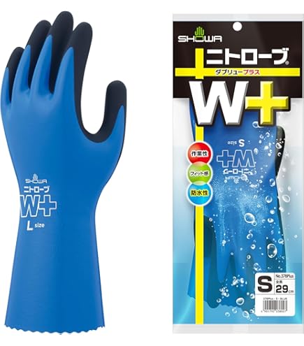 Amazon | ショーワグローブ 【耐油】No170耐油厚手 Mサイズ 1双 ブルー