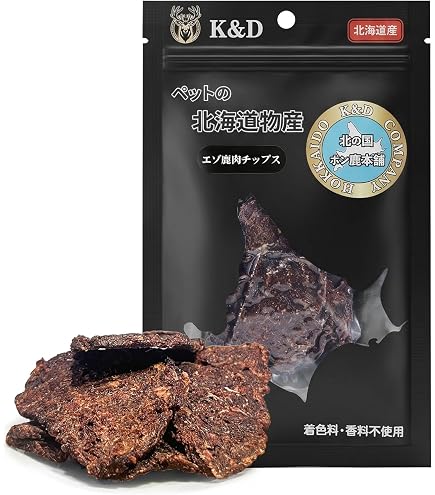 Amazon.co.jp: 犬用 おやつ 北海道の大自然で育った鹿のジャーキー 無