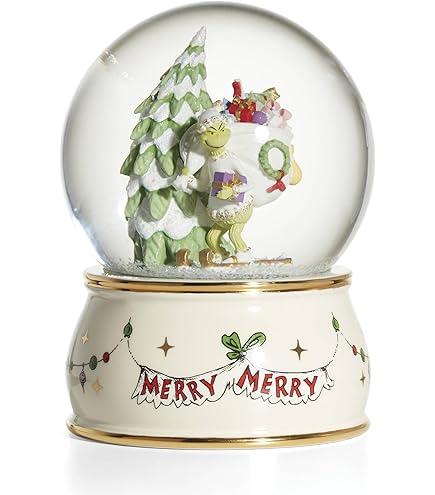 Amazon.co.jp: Lenox 896328 ミッキーマウス スノードーム クリスマス