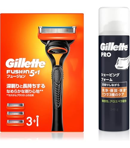 ジレット フュージョン5+1 髭剃り 本体