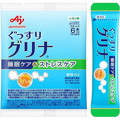 Amazon.co.jp: 味の素 睡眠サプリメント グリナ スティック3本×5個入