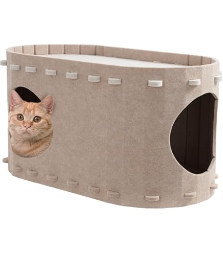 Amazon | カインズ(CAINZ) NECOTAハウス ヘリンボーン 幅35cm 奥行35cm