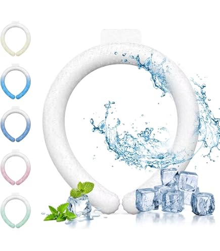 Amazon｜K.K物産 クールネックリング ブルー無地 Lサイズ 169478