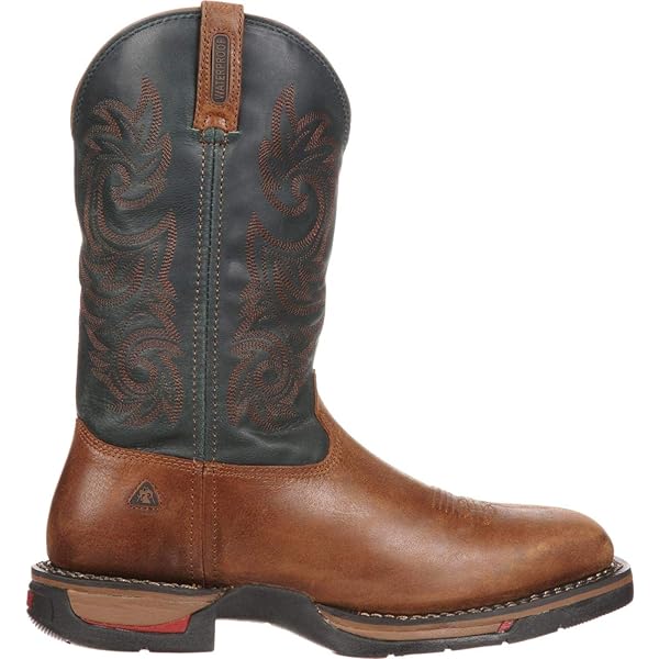 Amazon | Dan Post メンズ ミルウォーキー 刺繍 ラウンドトゥ