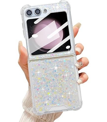 Amazon.co.jp: Galaxy Z Flip 6 ケース リボン パール 立体