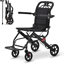 Amazon | YLOVABLE 折りたたみくるまいす 軽量 車椅子 折畳み