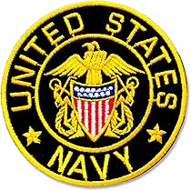 紋章　ワッペン　海軍 Amazon | ミリタリーワッペン【UNITED STATES NAVY】アメリカ