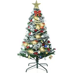 クリスマスツリー 大型 ツリー 150cm LEDイルミネーションライト 組立簡単 収納便利 庭飾り/クリスマス飾りプレ…