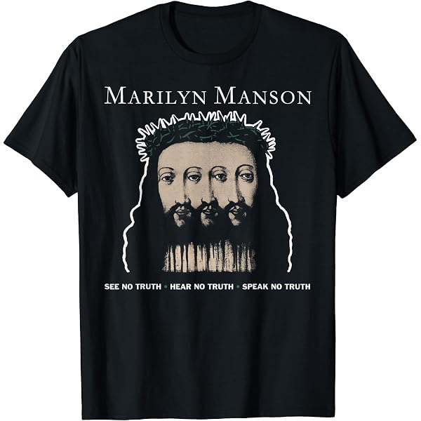 Amazon | Marilyn Manson Flag and Logo Tシャツ | Tシャツ