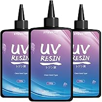Amazon | レジン液 大容量 360g uvレジン液 ハード 高い透明 黄変し