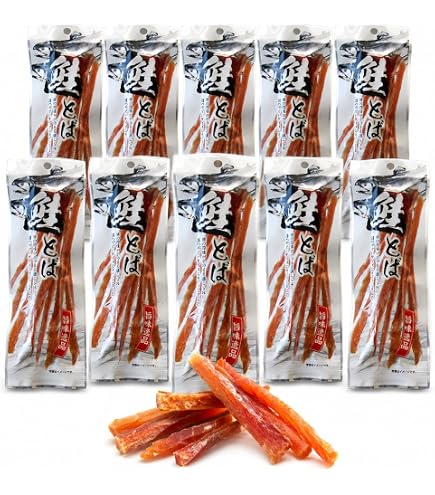 Amazon | 江戸屋 北海道産 鮭とば スライス 77g×2袋セット ジッパー