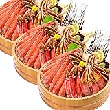甲羅組 カット 生ずわいがに かにしゃぶ カニ鍋 かに刺し お歳暮 化粧箱入り かに 蟹 ギフト (700g×3Pセット)