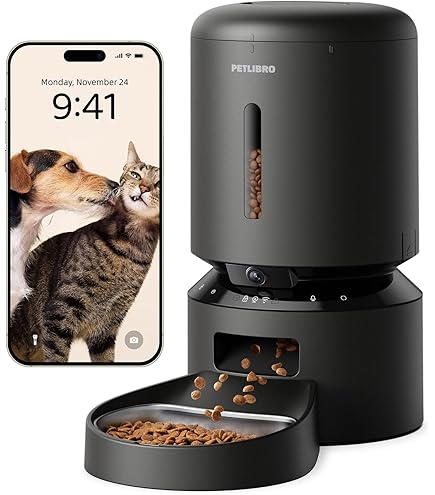PETLIBRO Space ペット自動給餌器 猫 真空 スマホ遠隔操作 8L Amazon | PETLIBRO Space ペット自動給餌器 猫 真空 | PETLIBRO | 自動