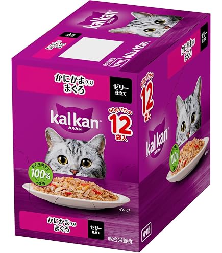 Amazon.co.jp: カルカン パウチ 1歳から 60g×12袋 まぐろ かつお節入り