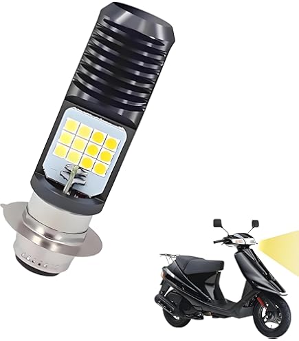 Amazon | バイク LED ヘッドライト PH7/P15D バルブ AC DC12V 24V Hi