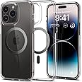 Spigen iPhone14Pro ケース MagSafe対応 マグネット搭載 黄変なし 2重構造 米軍MIL規格取得 耐衝撃 すり傷防止 マグセーフ 適用カバー ワイヤレス充電対応 ウルトラ・ハイブリッド マグフィット ACS04971 (カーボ