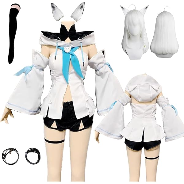 Amazon.co.jp: [ホタルのコイ] コスプレ 衣装 白上フブキ しらかみ