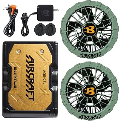 Amazon.co.jp: 2025 Bartle Aircraft 24V Battery Fan Set with BURTLE
