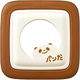 曙産業 サンドイッチ 型 四角 ブラウン 日本製 食パンにお好みの具をはさんでグッと押すだけ ふちの閉じたサンドパンが作れる 余ったパン耳のレシピ付き サンドでパンだ RE-182 商品サイズ(約):115X115X32mm