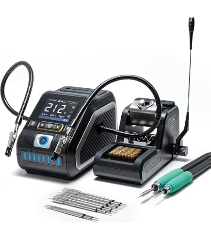 Amazon.co.jp: FNIRSI HS-02A 100W ポータブルはんだごてキット Amazon.co.jp: FNIRSI HS-02A 100W ポータブルはんだごてキット