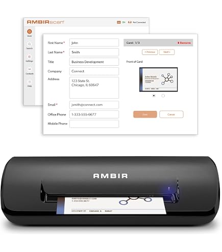 Amazon | Penpower WorldCard Pro Business Card Scanner | PenPower