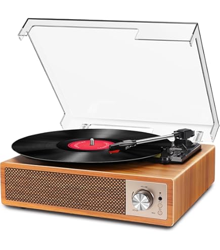 Amazon.co.jp: レコードプレーヤー スピーカー内蔵 USBにLP音楽を録音