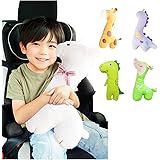 [ichiiro] シートベルトカバー 首枕になる シートベルトクッション チャイルドシート 子供 枕 ぬいぐるみ 左右タイプ10種類 (左向きのアルパカさん・左座席用)