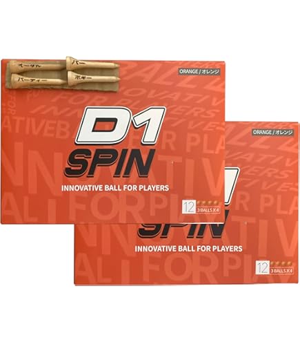 Amazon.co.jp: 【2ダースセット】ホンマゴルフ D1 SPIN スピン