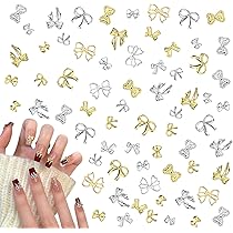 Amazon.co.jp: ネイルパーツ リボン 300個セット 3D 立体