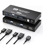 Amazon.co.jp: UGREEN HDMI 2.0 KVM切替器 2入力1出力 4K@60Hz｜USB
