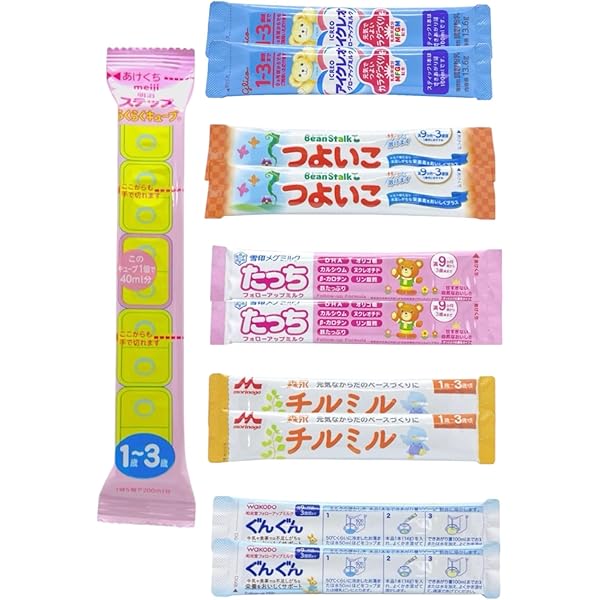 Amazon.co.jp: 【7種類13本】粉ミルク 7大ブランド お試し セット【各