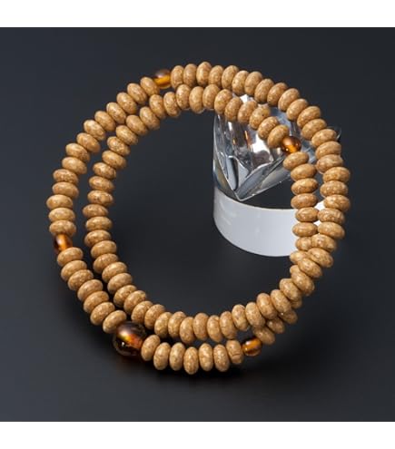 Amazon｜天竺菩提樹 数珠 念珠 仏具 木の数珠 108玉 (5mm)｜数珠