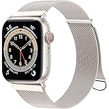 CAERMA コンパチブル Apple Watch バンド 41mm 40mm 38mm 49mm 45mm 44mm 42mm コンパチブル アップルウォッチバンド ステンレス留め金製 男女兼用 Apple Watch ベルト 長さ調節 強力な磁 