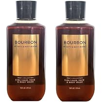 Amazon | Bath and Body Works For Men Bourbon 3-in-1 Hair, Face