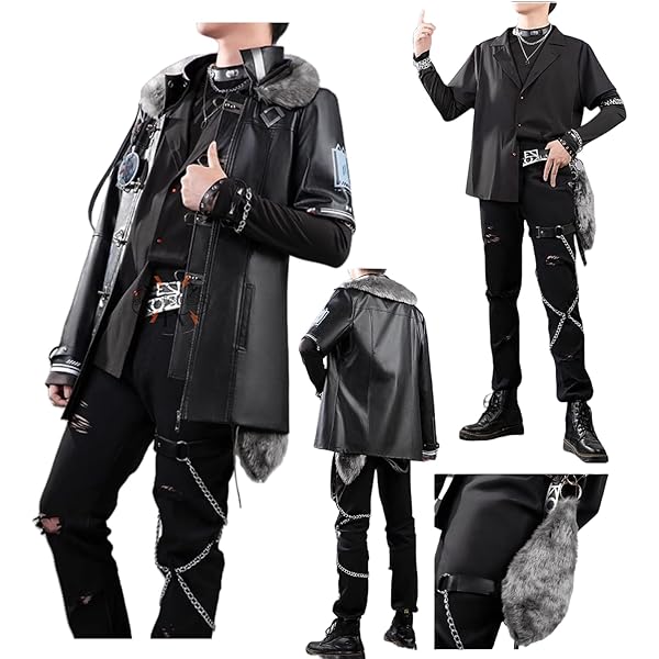 Amazon.co.jp: [ヤンババです] 小柳ロウ コスプレ衣装(ウィッグ 靴