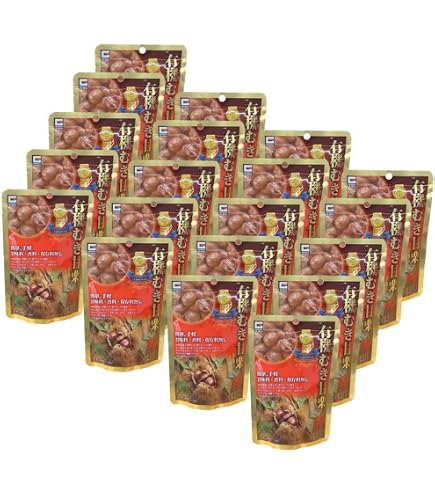 Amazon | 【砂糖不使用・有機JAS】有機天津甘栗 3P×2袋｜合計420g