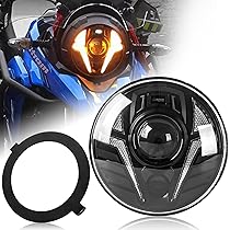 Vストローム250用 LED ヘッドライト+風防+ 拡張ラックキット Amazon | Motikvans Vストローム250用 LED ヘッドライト+風防+