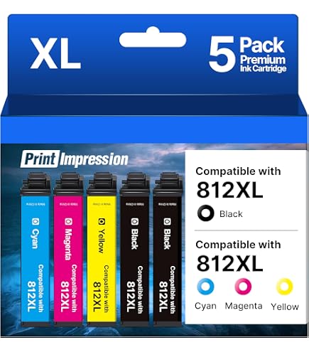 Amazon.co.jp: Epson 812XL 純正 大容量 4個パック インクカートリッジ