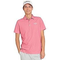 callaway ロゴプリント ポロシャツ S ピンク Amazon | [キャロウェイ] メンズ 半袖 ポロシャツ (ロゴプリント